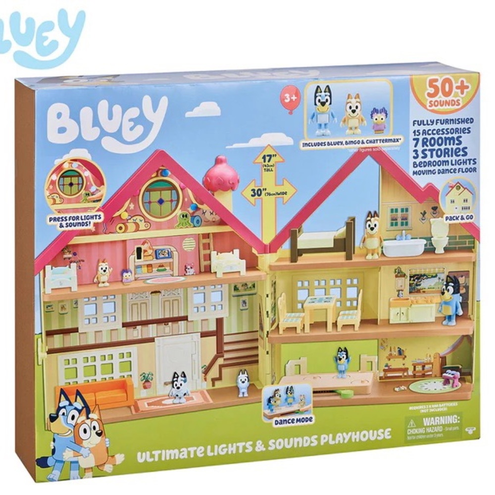 Bluey Ultimate Lights & Sounds Playhouse with Lucky (target exclusive)